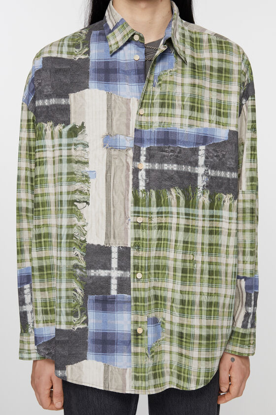 (image for) Comfortable Print button-up shirt